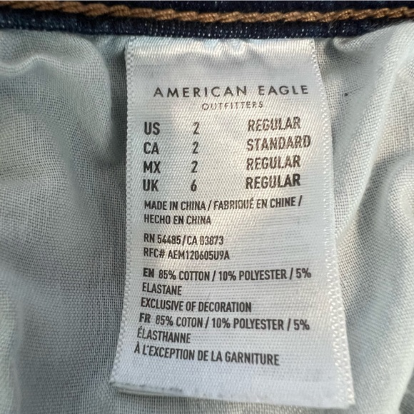 American Eagle Distressed High Rise Jeggings Size 2 - Picture 12 of 12